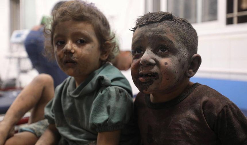 Ağrı'da çocukların hayali Gazze'deki arkadaşlarının okula gitmesi