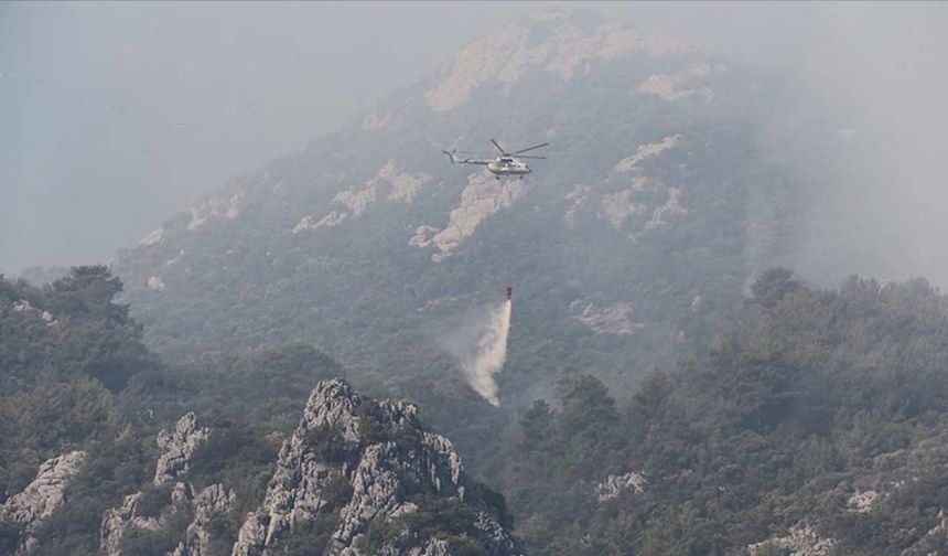 Isparta'da çıkan anız yangını ekiplerce söndürüldü
