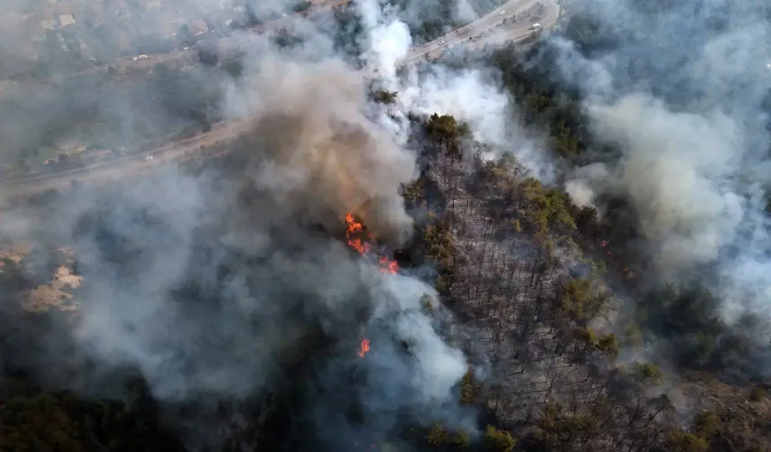Karabük'te ormanlık alanda yeniden yangın çıktı