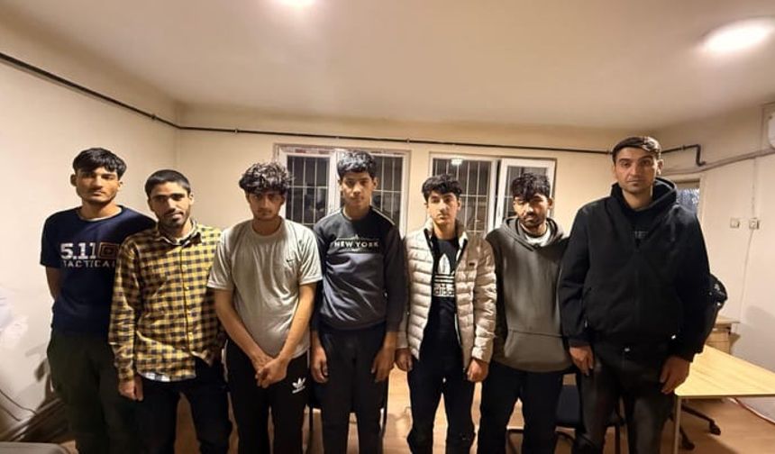 Amasya'da 8 göçmen yakalandı