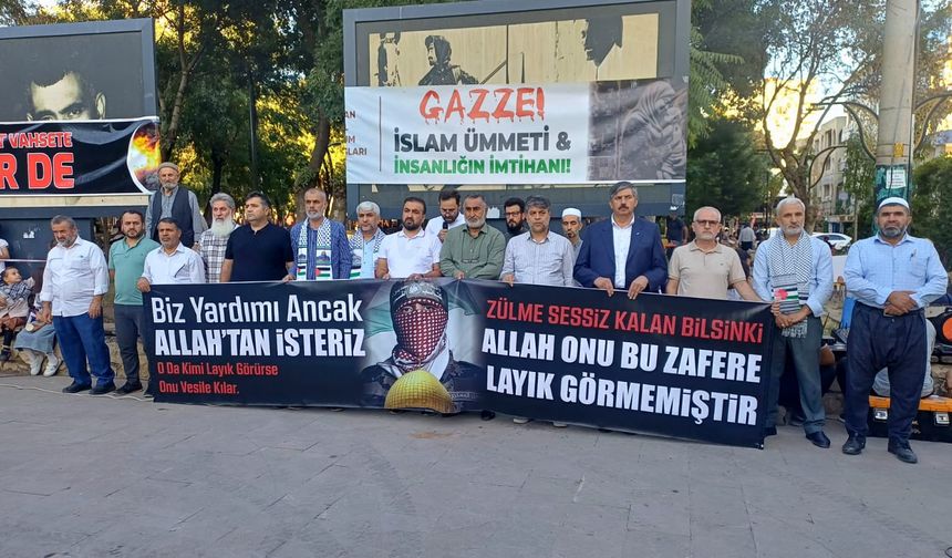 Batman'da Filistin ve Küresel Sumud Filosu'na destek