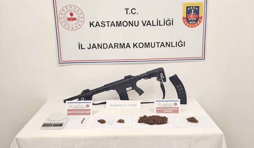 Kastamonu'da uyuşturucu operasyonlarında 5 zanlı tutuklandı