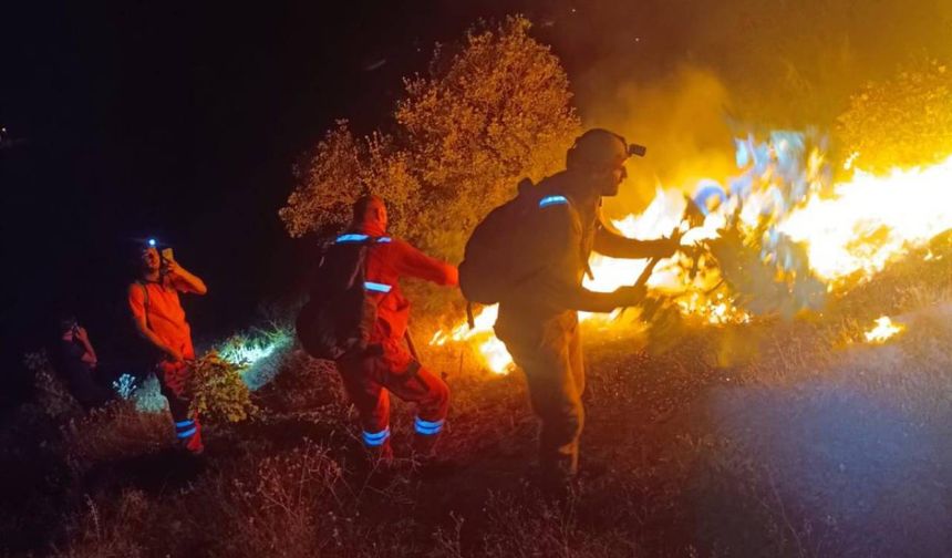 Şemdinli’de orman yangını: 15 ev boşaltıldı