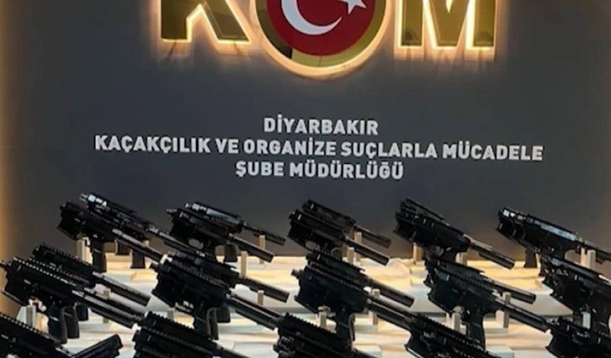 Diyarbakır'da silah kaçakçılarına operasyon: 6 tutuklama