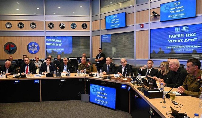 İsrail'de saldırı hazırlığı! Güvenlik kabinesi toplandı