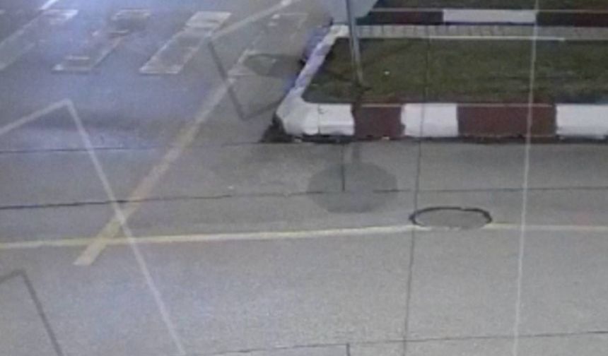 Trafik polisinin dur ihtarına uymayan sürücü polise çarpıp kaçtı