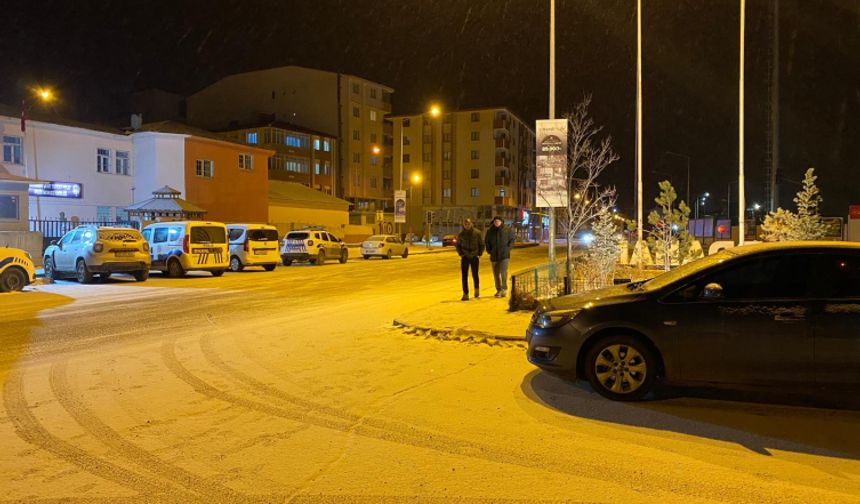 Ardahan'da kar yağışı etkili oldu