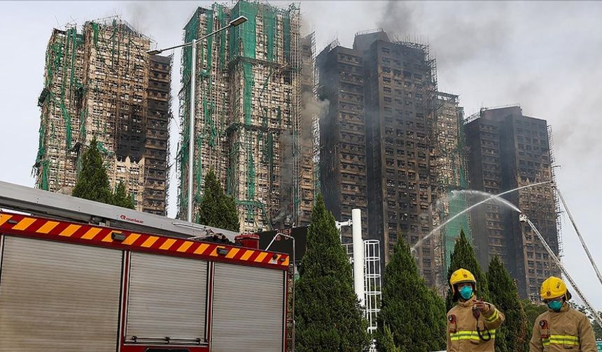 Hong Kong'daki yangın faciasında ölü sayısı 161'e yükseldi