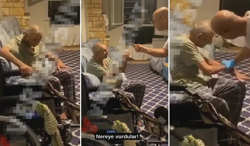 Huzurevinde skandal olay! Eldiven takıp yaşlı adamı dövdü