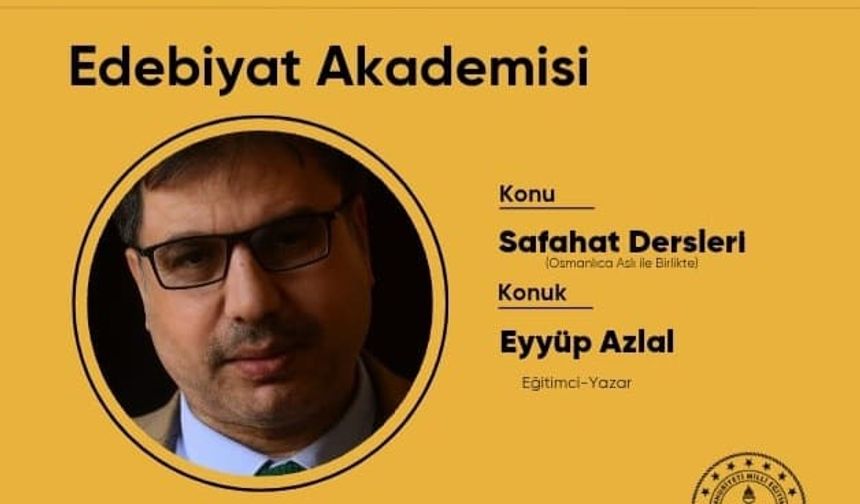 Öğretmen Akademileri-Edebiyat Akademisi Şanlıurfa'da başlıyor