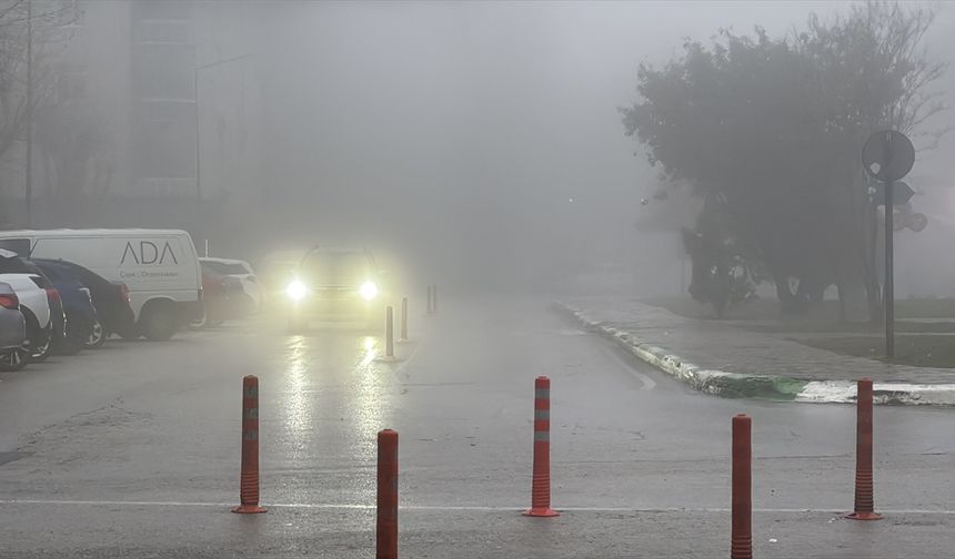 Trakya'da sis etkili oluyor