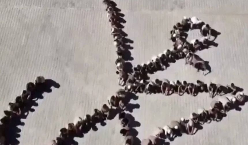 Adıyaman'da minik yüreklerden büyük mesaj!