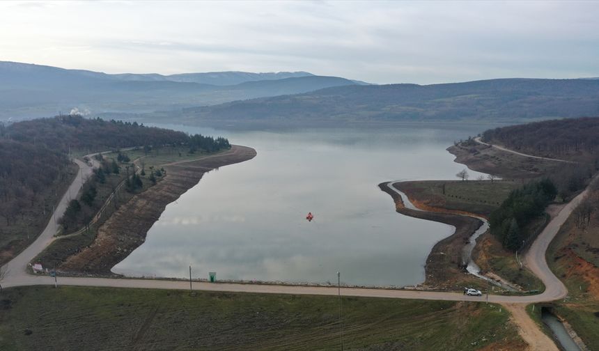 Bolu'da karların erimesi Gölköy Barajı'nda su seviyesini artırdı