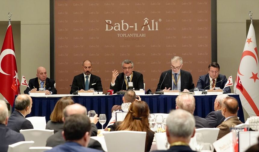 KKTC Cumhurbaşkanı, İstanbul'da Bab-ı Ali Toplantıları'nda konuştu