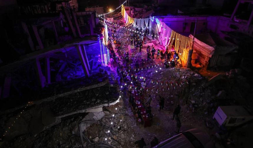 Gazze'de ilk sahur..