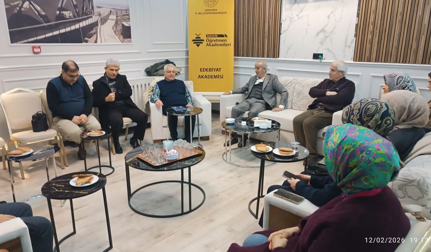 Şanlıurfa’da Edebiyat Akademisi’nde modern Türk şiiri konuşuldu