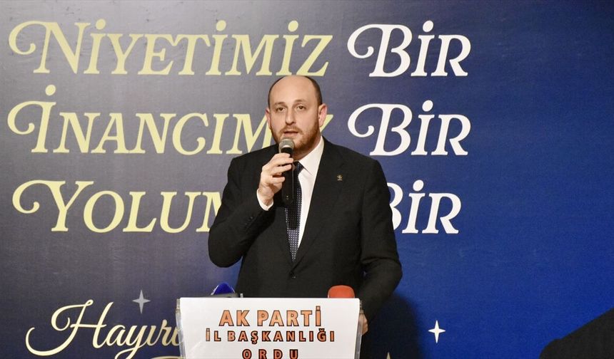 AK Parti Genel Başkan Yardımcısı Büyükgümüş, Ordu'da sahur programında konuştu