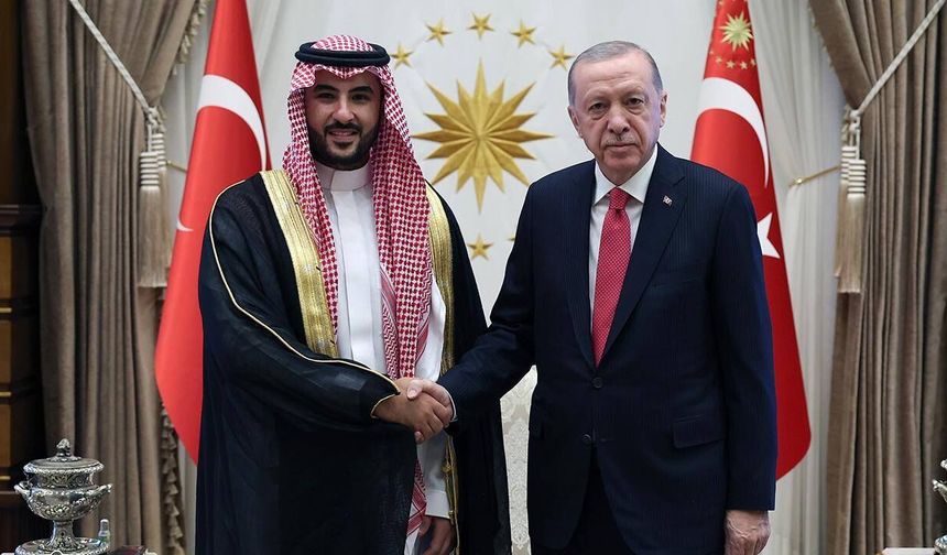 Başkan Erdoğan Prens Selman ile görüştü