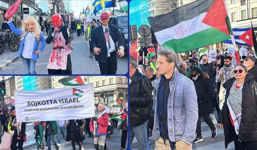 İsveç’te Gazze ve Lübnan öfkesi!