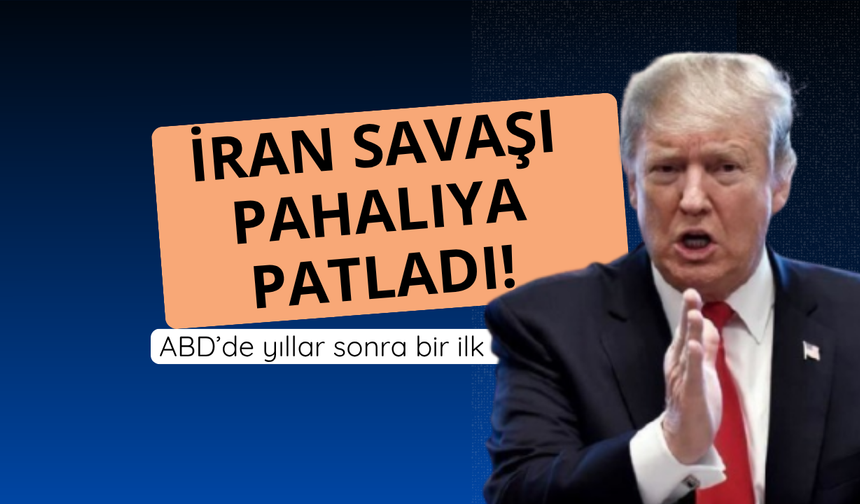 ABD'de yıllar sonra bir ilk! İran savaşı pahalıya patladı