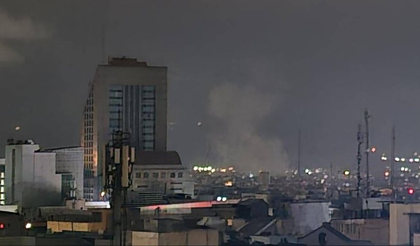 Tahran'da art arda patlamalar meydana geldi