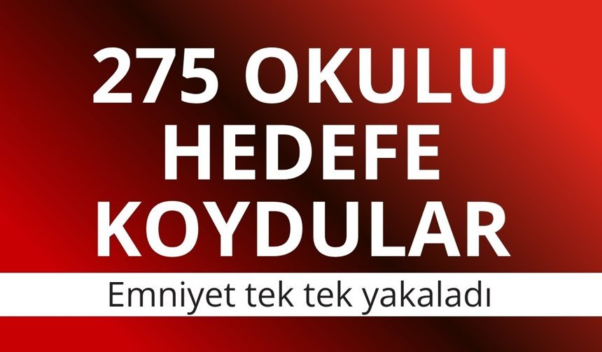 275 okulu hedef gösteren 389 hesap kullanıcısı gözaltına alındı