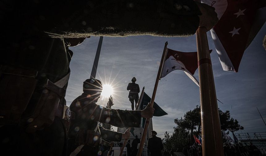 Çanakkale'de destanlaşan 57. Alay'ın kahramanları, muharebelerin 111. yılında Conkbayırı'nda anıldı