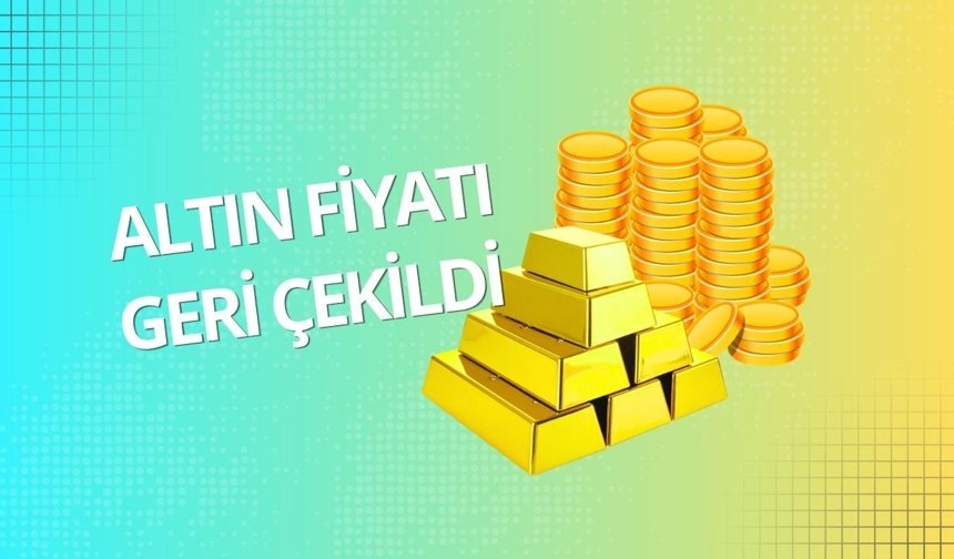 Altın fiyatı geri çekildi