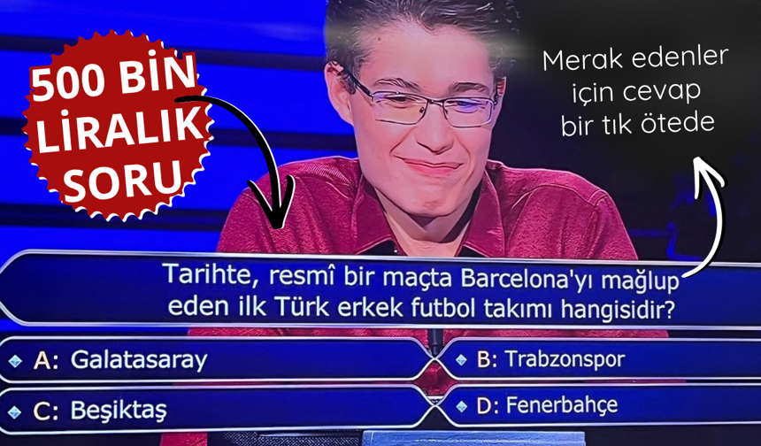 Barcelona'ya gol atan ilk Türk takımı hangisi?