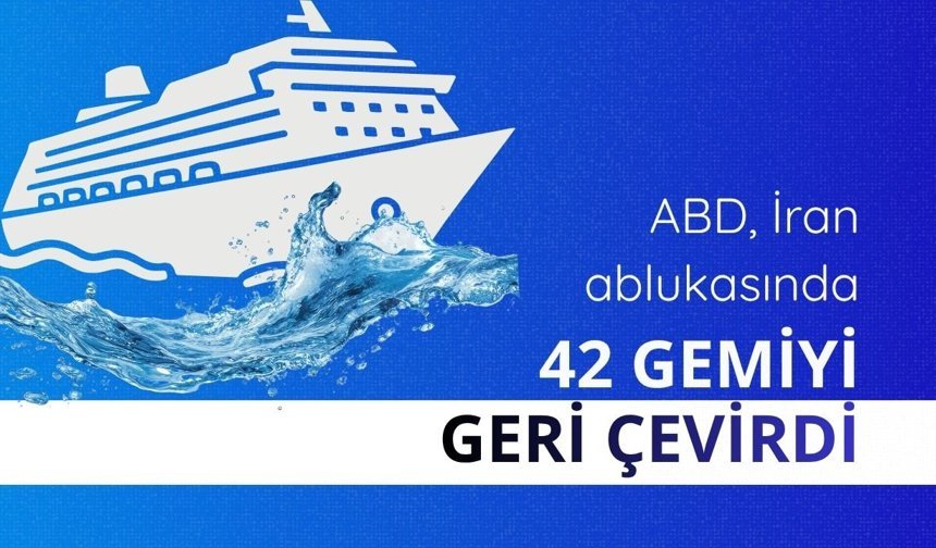 ABD, İran ablukasında 42 gemiyi geri çevirdi