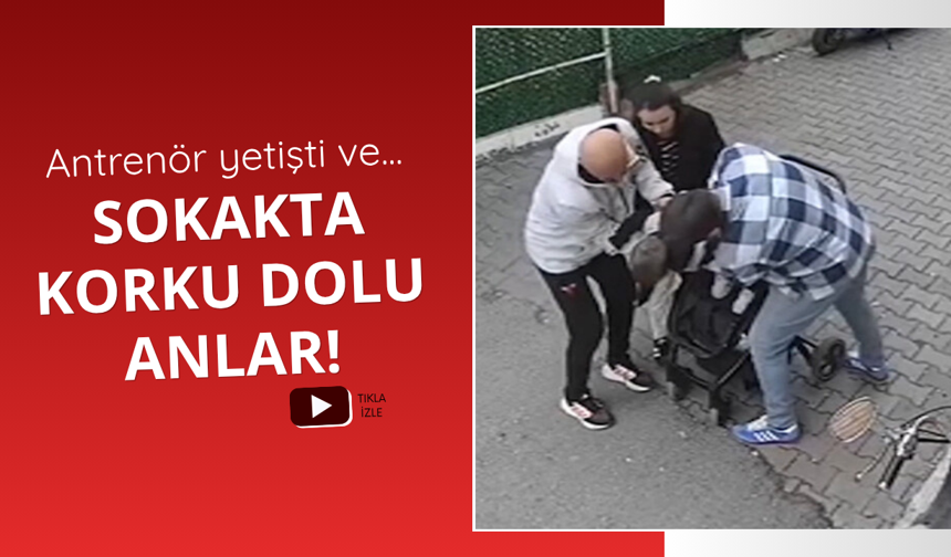 Kırklareli'nde sokakta korku dolu anlar!