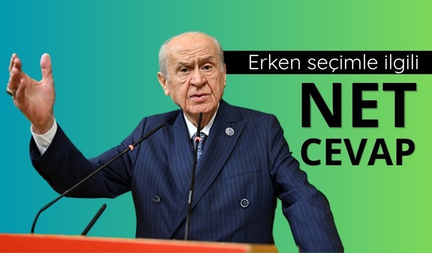 Devlet Bahçeli: Sandığın vakti belli, ara formüllere geçit yok!
