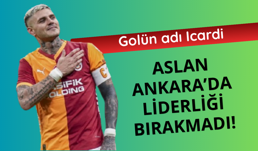 Aslan liderliği Ankara'da bırakmadı!