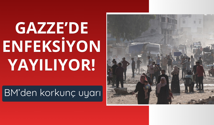 Gazze'de enfeksiyon ve haşerelerde artış
