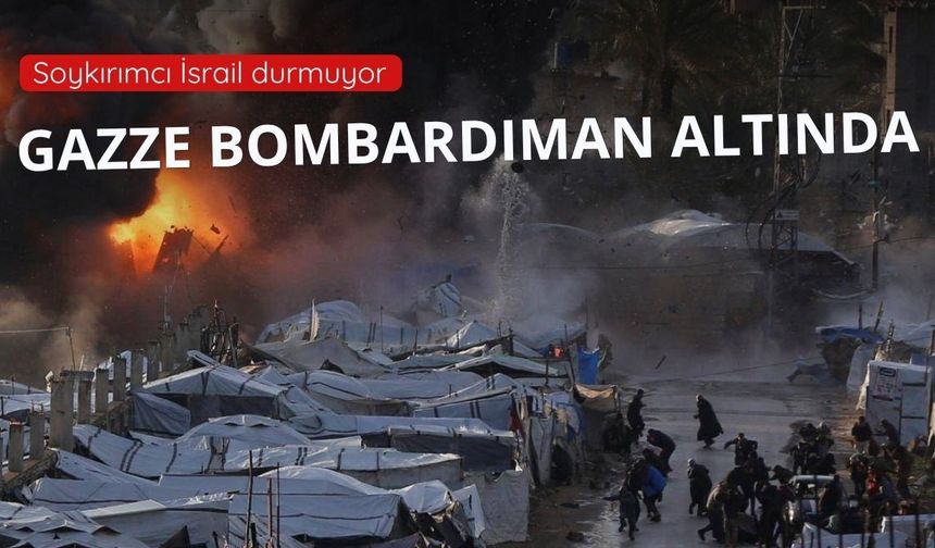 Soykırımcı İsrail ateşkese rağmen Gazze’ye saldırıları sürüyor