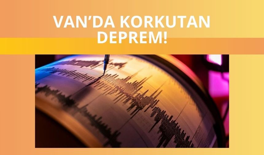 Van'da 5,2 büyüklüğünde deprem