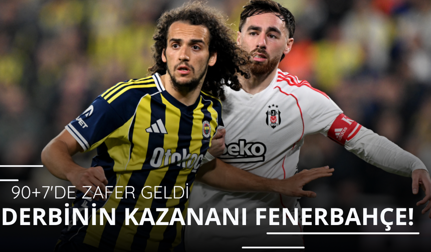 Derbinin kazananı Fenerbahçe