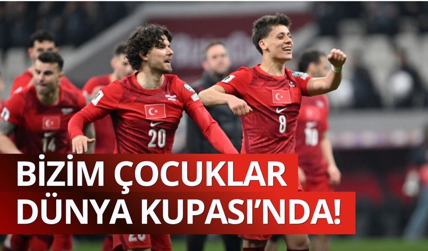 Türkiye Dünya Kupası biletini aldı!