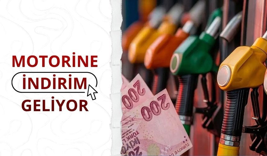 Motorine indirim geliyor