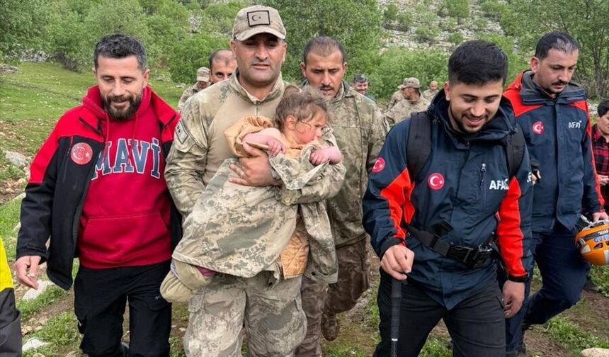 Batman'da kaybolan 2,5 yaşındaki kız çocuğu bulundu