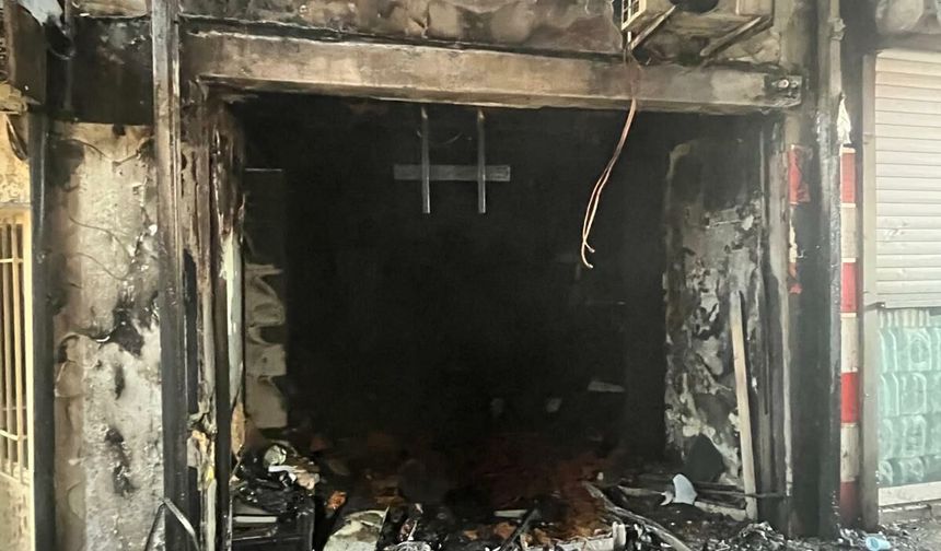 Hatay'da pasajda çıkan yangın söndürüldü