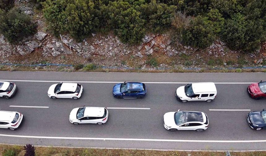 Muğla'da bayram trafiği yoğunluğu başladı