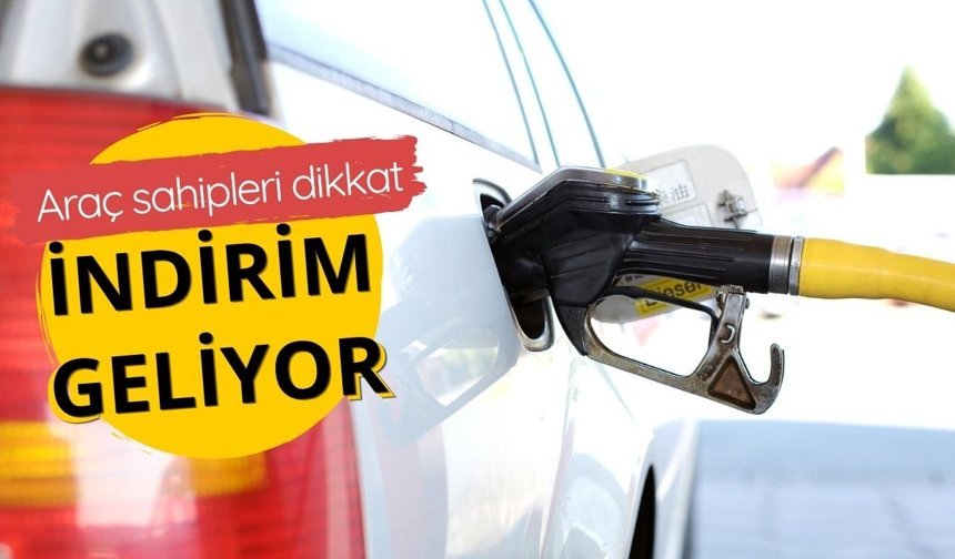 Benzine indirim geliyor