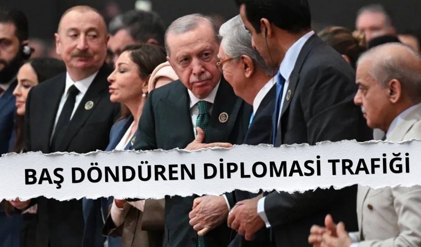 Başkan Erdoğan'dan baş döndüren diplomasi trafiği