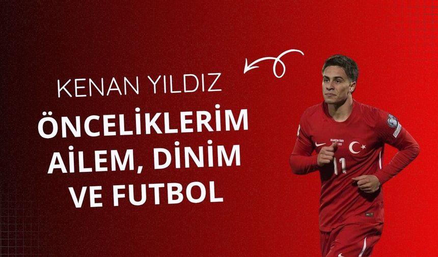Genç yıldızdan anlamlı mesaj: Önceliklerim ailem, dinim ve futbol
