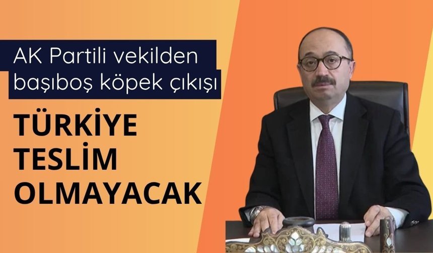 AK Partili vekil: Türkiye köpekçi terörüne teslim olmayacak