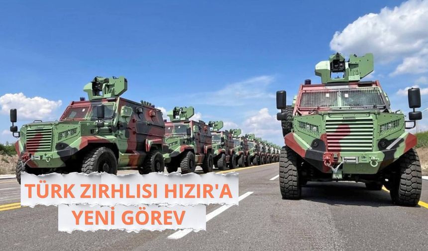 Türk zırhlısı HIZIR'a yeni görev
