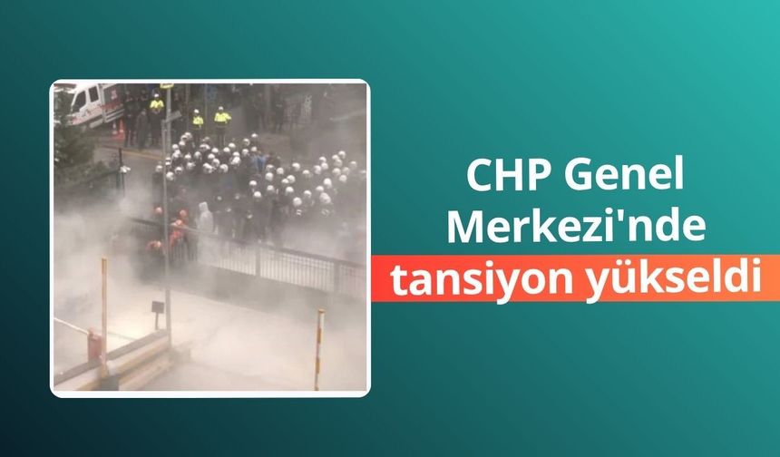 CHP’de gerilim tırmanıyor: Polis müdahale ediyor