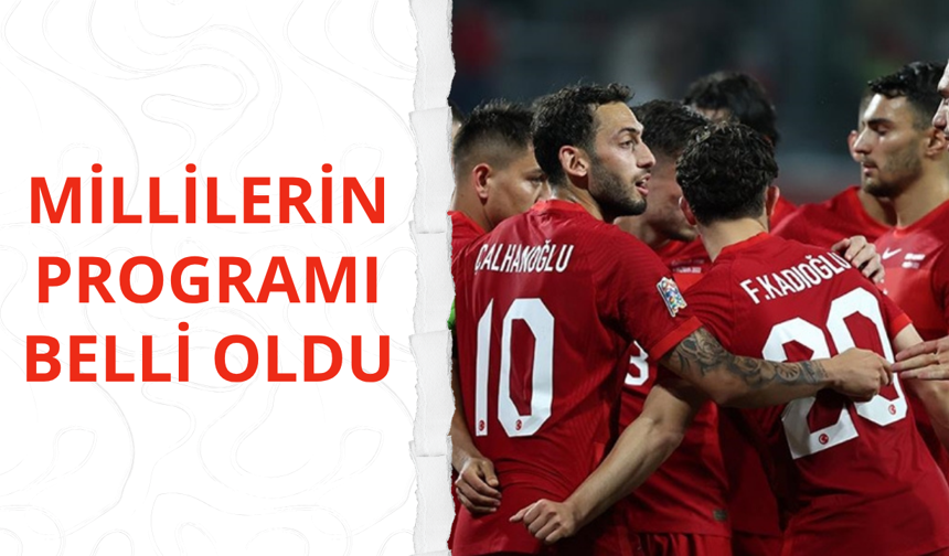 A Milli Takım'ın hazırlık maçları belli oldu