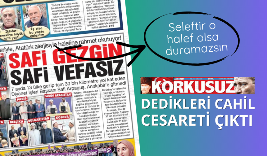 ‘KORKUSUZ’ CAHİLLİK